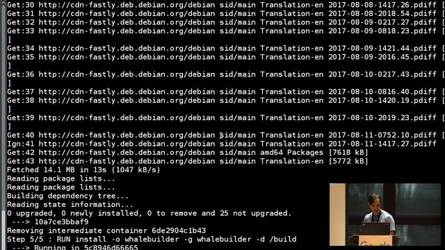 whalebuilder: building packages using Docker