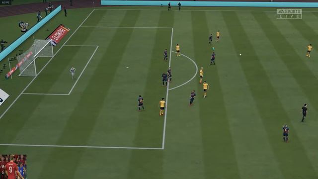 FIFA 20 (KEYBOARD CONTROL)career mode in Barcelona FC  with 1080(60fps) 2021 full match