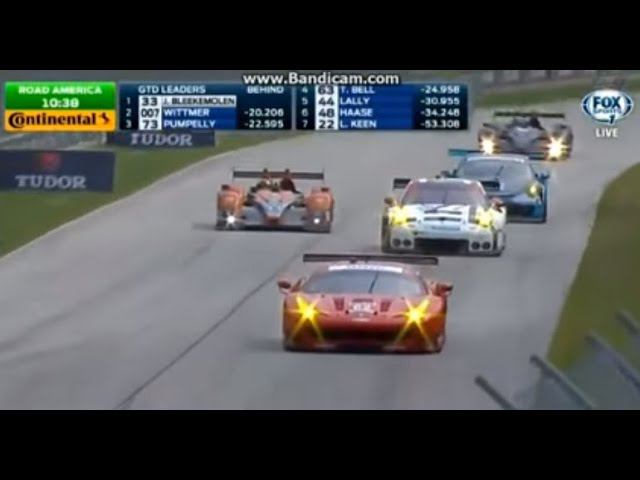 overtaking manoeuvre - USCC, road America 2015 08 09