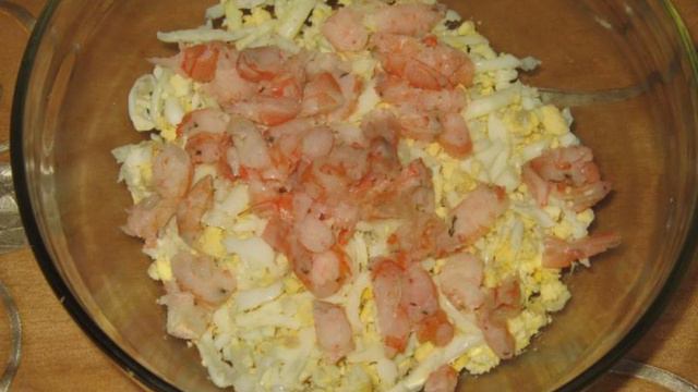 Паштет из креветок с сыром и яйцом  на завтрак