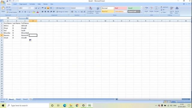 How To Concatenate Two Cells In Microsoft Excel