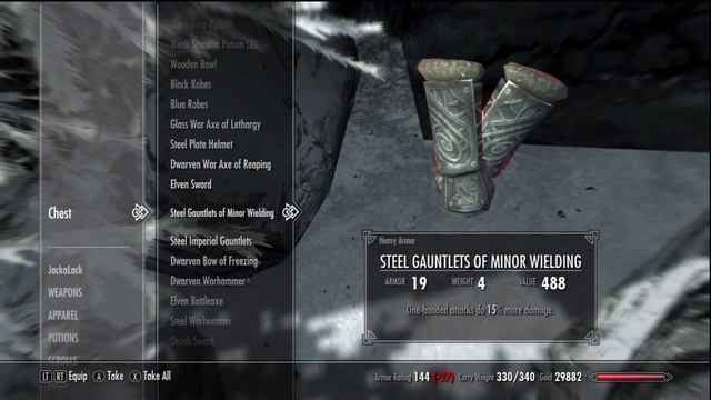 The Elder Scrolls V: Skyrim - Lots of Loot and Pac-Man Easter Egg