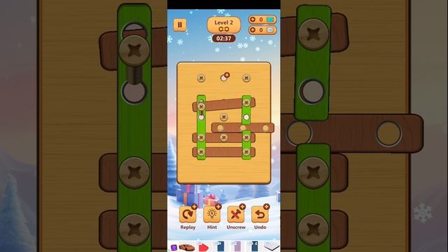 wood Nuts _Bolts puzzle level-1
