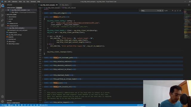 Crea un cliente HTTP con la ESP32