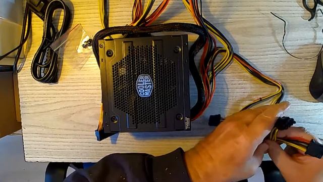 5. Сборка нового компьютера на QIYIDA X99:  Блок питания ELITE 600