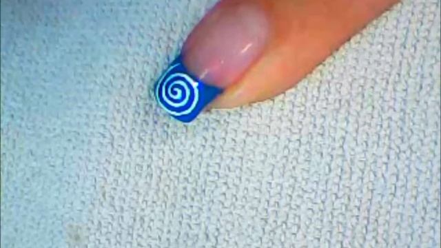 Spring Nail Art | Cute Multicoloured Spirals French ♥ Весенний Дизайн Ногтей-Спирали