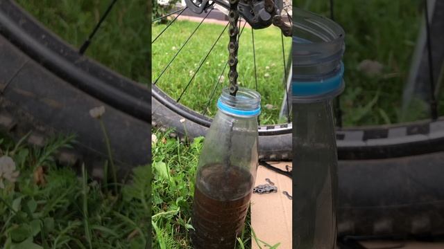 Как почистить цепь на велосипеде.