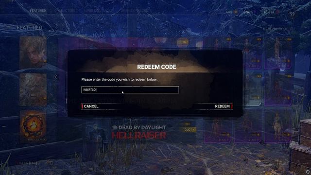 DBD Arcade machine charm cosmetic redeem code