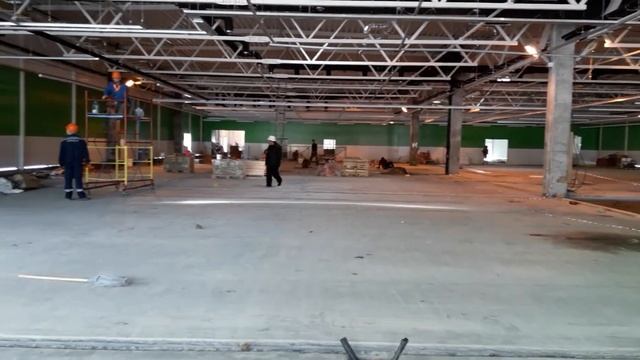 Заливка полов бетоном в ТЦ «Макси» компанией Бастион Бетон в Вологде