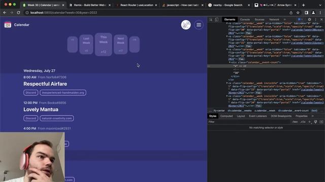 Working on sendou.ink #2 - More calendar and user suggestions [Full Stack Web Dev]