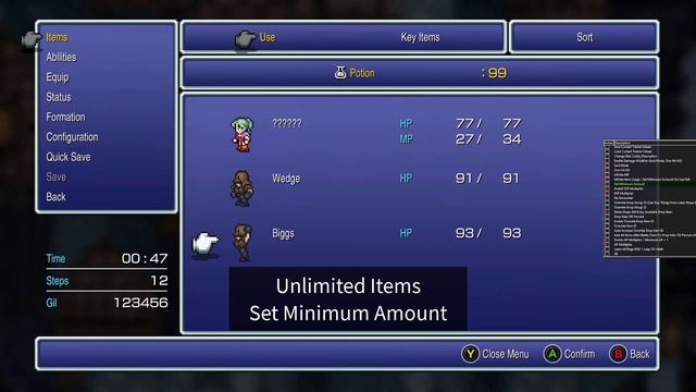 Final Fantasy VI Pixel Remaster +22 Cheats Demo