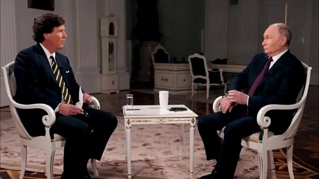 Путин и Карлсон Обзор Интервью