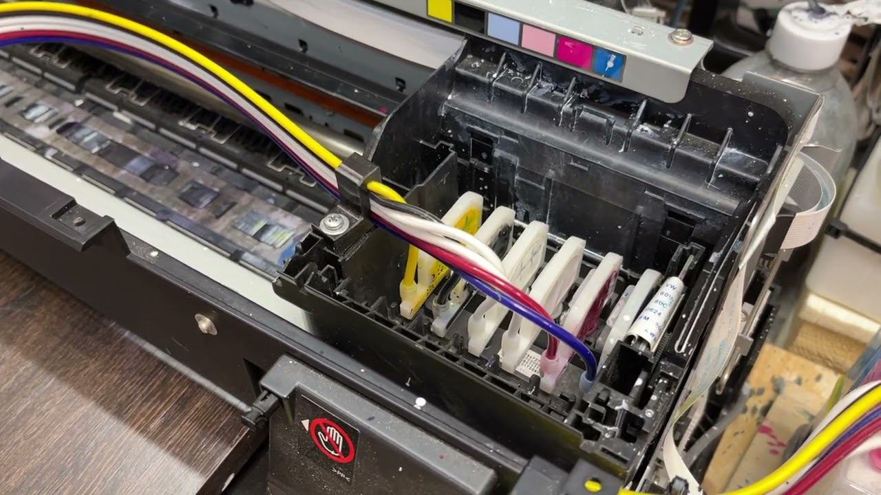 Ежедневное обслуживание DTF принтера на базе Epson L1800, 1410, 1390