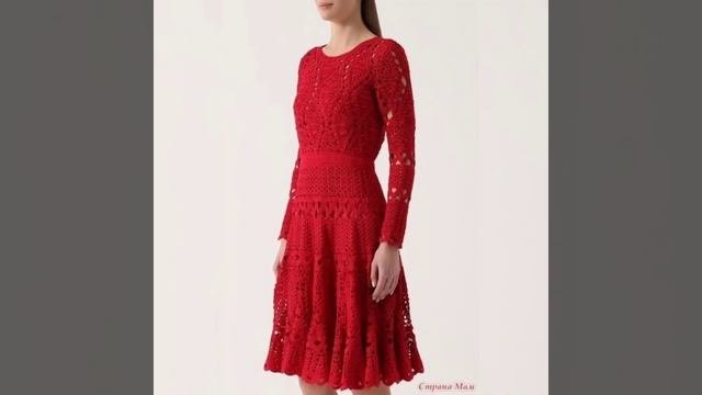 Latest Beautiful Trendy Crochet Knit Skater Mother Of The Bride Dresses Designs ❤