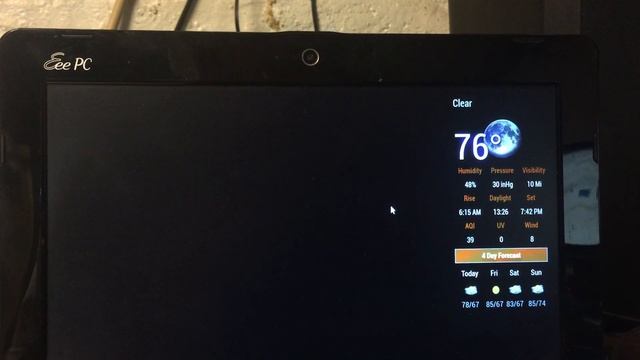 AlarmClock on an $11 piece of shit netbook