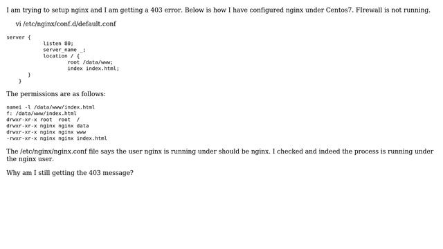 DevOps & SysAdmins: nginx - 403 Forbidden error