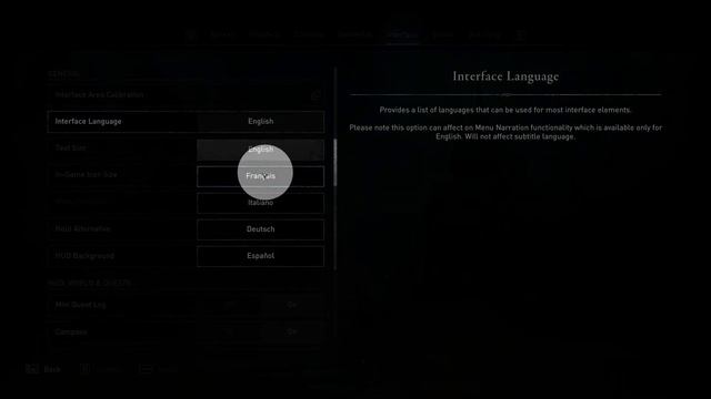 How To Change Interface Language Assassin's Creed Valhalla