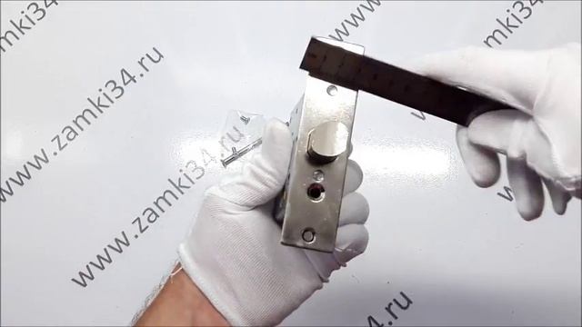 Замок-защелка врезной цилиндровый 300 ГАРДИАН