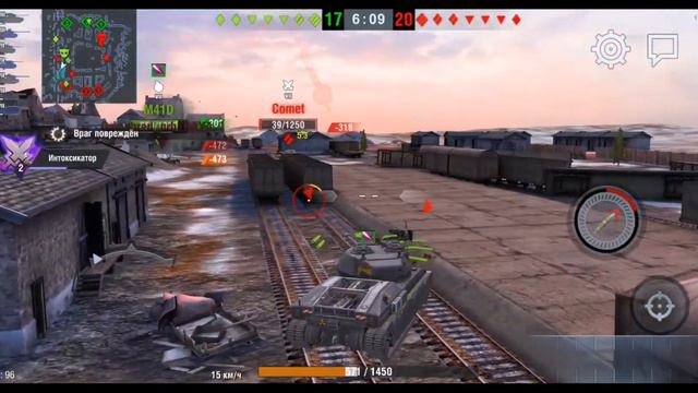 Вышла новогодняя Обнова в world of tanks blitz.Играю на T28 Defender на премиум танке.