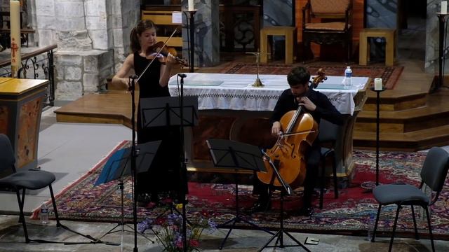 Beethoven - duo in C Major for violin and cello - Duo Thirault-Joubert