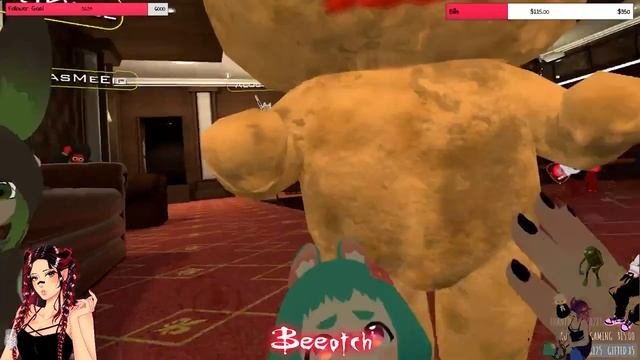 VRChat e-girl pees her pants