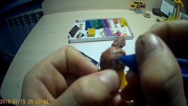 как сделать из пластилина и Lego Френ Боу