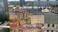 Lukisan saya_My painting on lockdown in Moscow_Моя картина во время изоляции в Москве