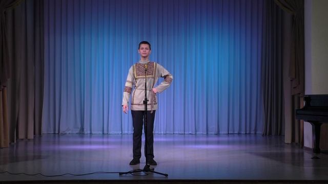 г. Рязань, Пылькин Степан, 13 лет, " Там шли, шли два брата" баллада донских казаков.