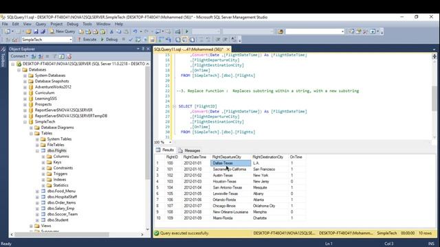 SQL Tutorials - 10.System Functions_3 :  CAST / CONVERT / REPLACE
