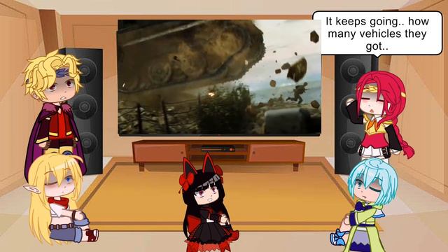 GATE react to Battlefield V - Devastation of Rotterdam  Gacha reacts