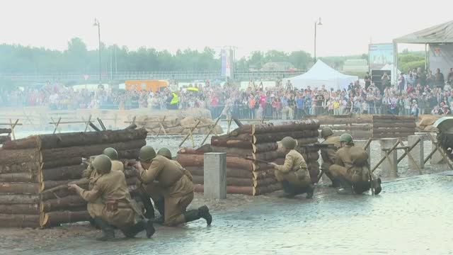 В Выборге прошла военно-историческая реконструкция Выборгско-Петрозаводской операции