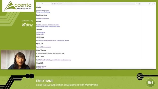Cloud-Native Application Development with MicroProfile - Emily Jiang