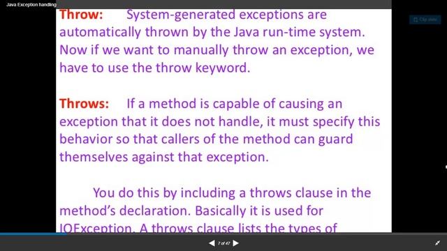 26 Exception Handling