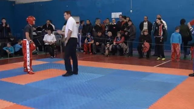 Лебедев Дмитрий 1.2 ЛАЙТ 14.02.16 Чемпионат и Первенство г.Севастополь по кикбоксингу WAKO