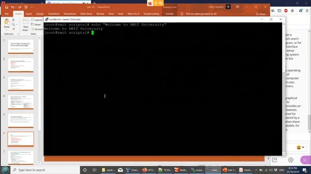UNIX Workshop 10 - Bash Scripting (3) & Awk/Sed/Grep/Regex