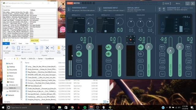 How to set up a soundboard for games and use mic