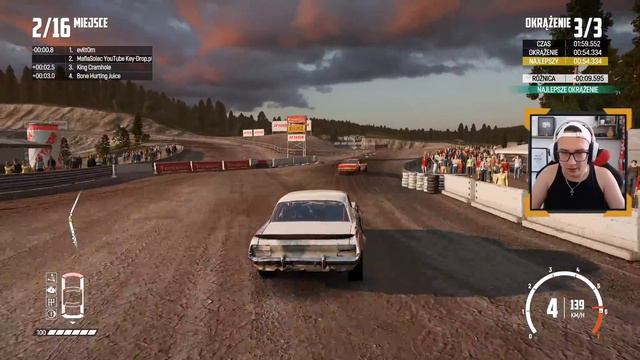 Wyścigi Kiblem 😂 Wpadłem Pod Kombajn, Wersalka Bokiem & Zakupy ☢ WRECKFEST [Kariera] #2 ⚡ MafiaSole