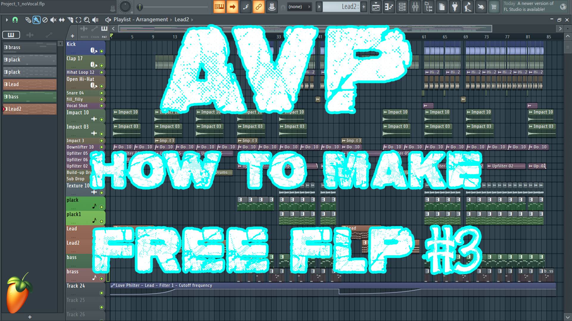 AVP | Как делать музыку # 3 - FL Studio | Бесплатные проекты