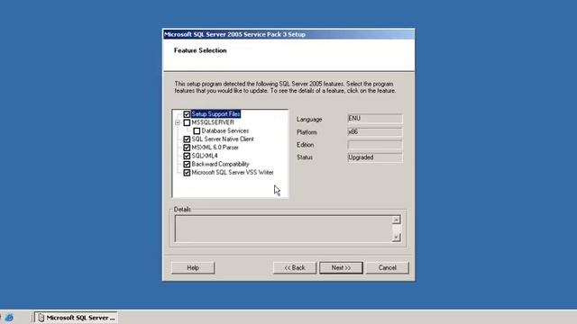 15  MS SQL Server 2005 Failover Cluster Service Pack 3 Install on  node2