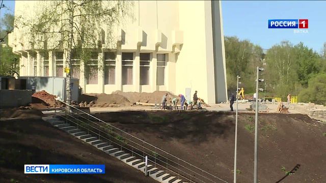 При реконструкции парка имени Кирова похищено более километра кабеля