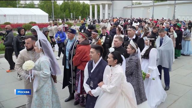 Молодожены из Тюменской области представили регион на первом Всероссийском свадебном фестивале