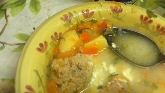 VLOG Кушаем Суп с фрикадельками  Кулинария Cooking Eating Soup with Meatballs Culinary