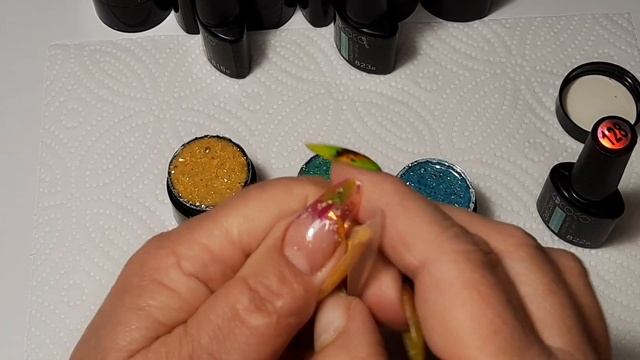 *524*Посамозамесим!?Твердый гель на основе г/лаков LILY CUTE/self-mixing solid gel
