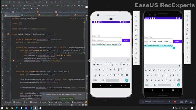 Chat App with Firebase Cloud Messaging using Kotlin