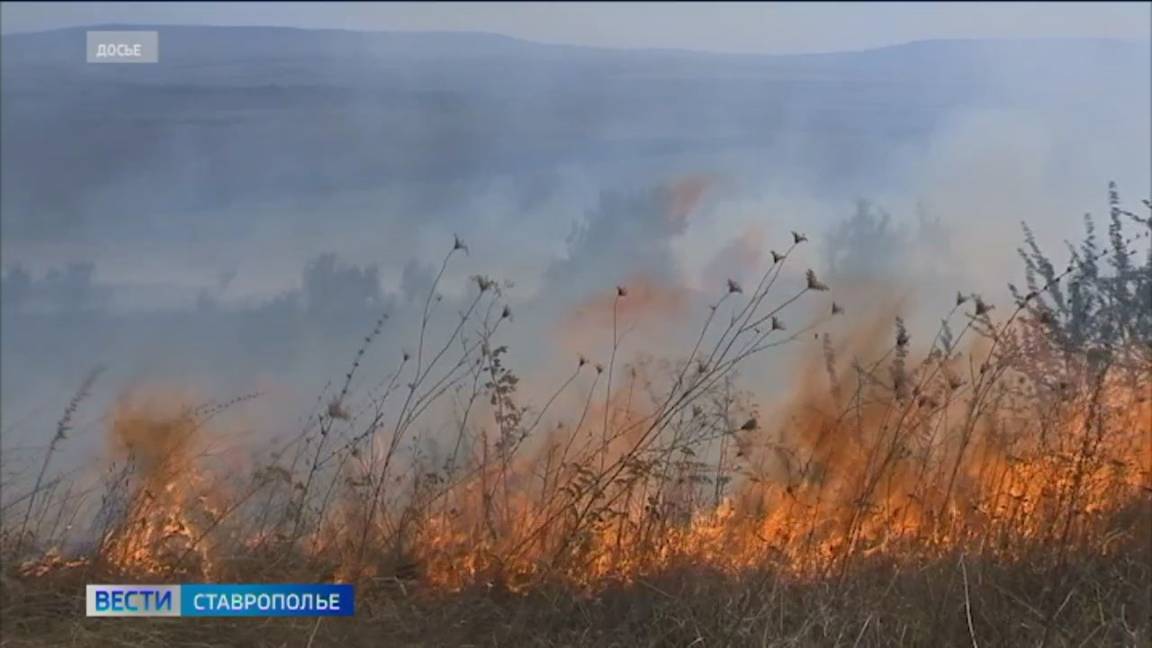 С начала уборки на ставропольских полях произошло около 30 пожаров
