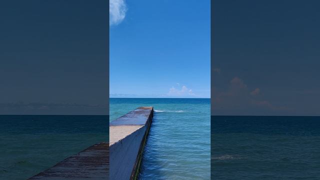 Куба пляж сейчас, 10 утра , 10 июня 2024, вода +20, воздух + 24, Сочи,  Мамайка