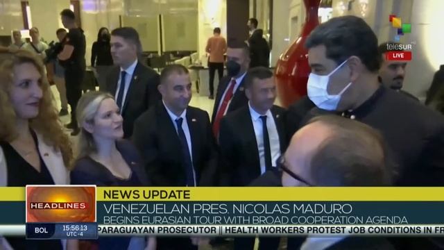 President Nicolas Maduro arrives in Türkiye as part of Eurasian tour
