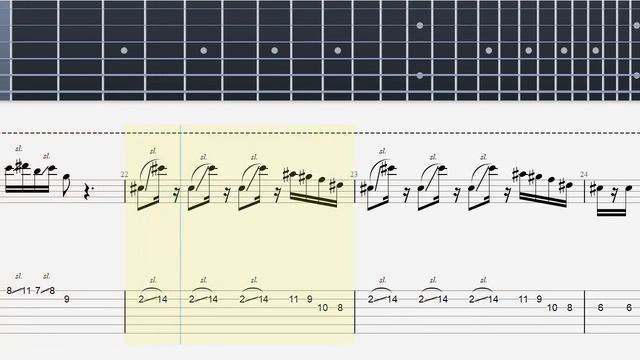 Benny Hill - (movie theme) - Guitar Tab (Tabulature)