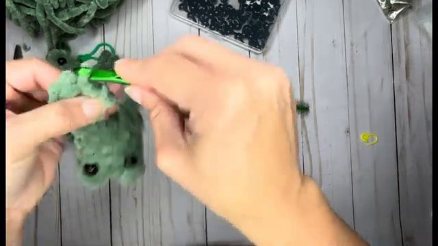 Crochet Leggy Frog Keychain