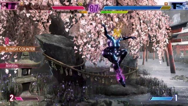 Street Fighter 6 Juri Black Latex Mod